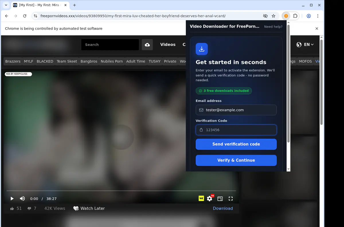 Freepornvideosxxx Video Downloader screenshot 4
