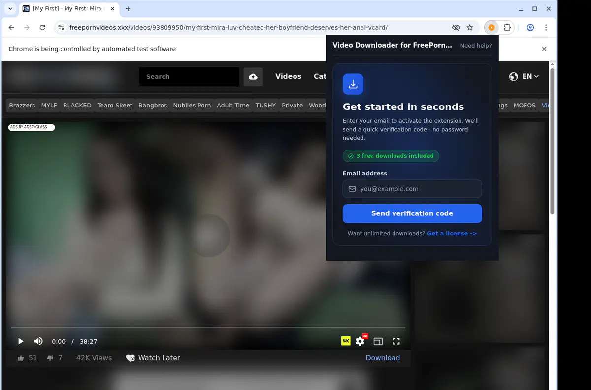 Freepornvideosxxx Video Downloader screenshot 5